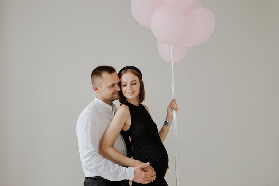 Unverheiratetes Paar erwartet Baby